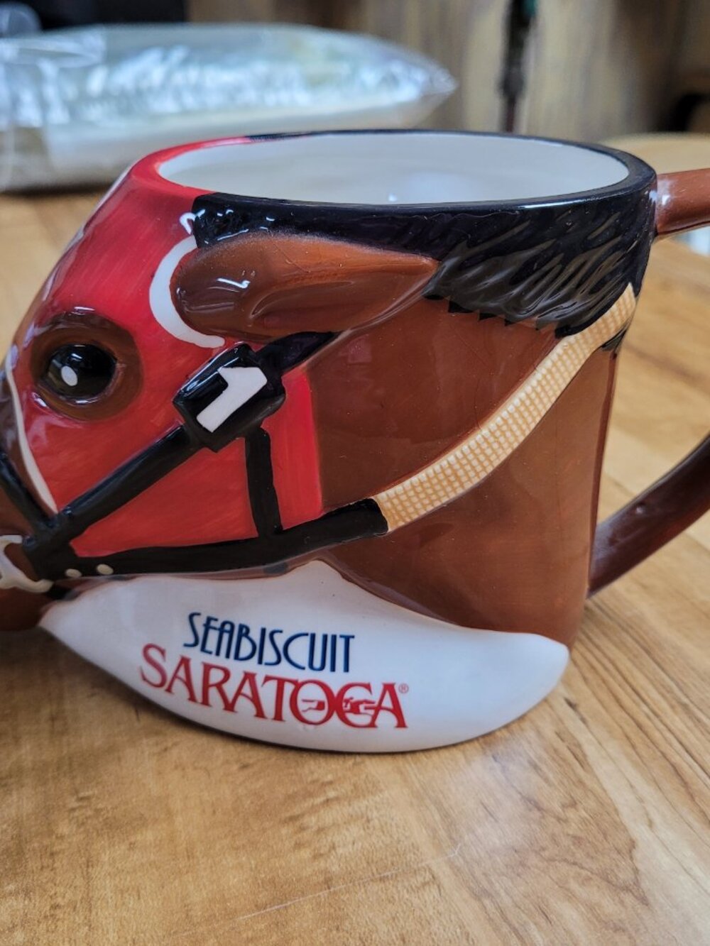 SARAGTOGA< NEW YORK race track Seabiscuit 3D coffee mug